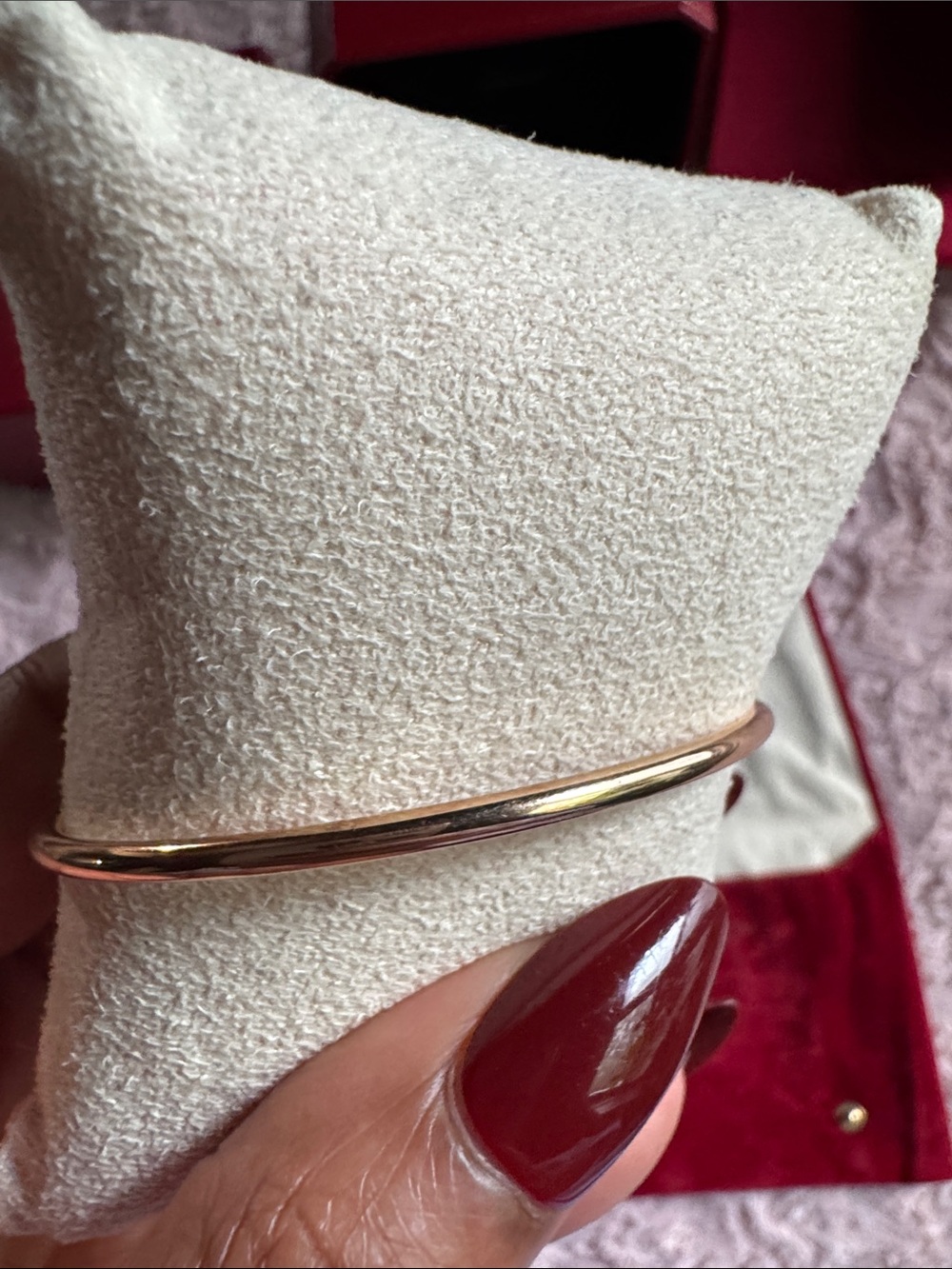 Cartier Pink/Rose Gold Juste un ClouScrew Motif Bangle Bracelet - 18k Rose Gold - Picture 9 of 16